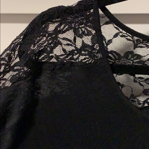 Black with lace top - Picture 2 of 4